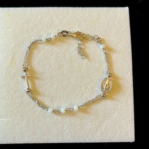 Rosary bracelet.